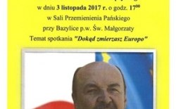 Zaproszenie na spotkanie z prof. Ryszardem Legutko